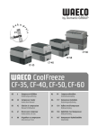 Waeco CF-60 Instruction manual