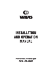 Wijas Type POW-LCD MULTI Technical data