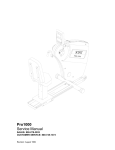 SCIFIT PRO1000 Service manual