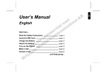 Ericsson GF768 User`s manual