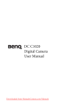 BenQ C1020 User manual