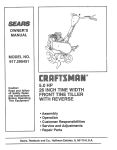 Craftsman 917.295451 Owner`s manual