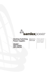 Samlexpower SEC-2425A Owner`s manual