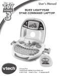 VTech Buzz Lightyear Star Command Laptop User`s manual