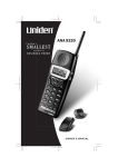 Uniden ANA9320 Owner`s manual