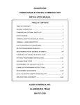 Side-Power 8980 Installation manual