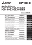 Mitsubishi Electric PAC-LV11M-J Installation manual