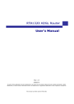 Dynalink RTA1320 User`s manual