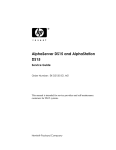 HP Digital AlphaStation 255 Family Technical information