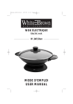 WHITE BROWN W 140 Shan User manual