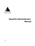 MaxACD Administrator Manual