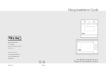 Viking VGSO166 Installation guide
