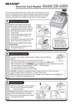 Sharp XE-A303 Instruction manual