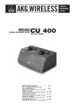 AKG CU 400 Specifications