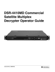 Motorola DSR-6403 Instruction manual