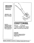 Craftsman 536.797500 Owner`s manual