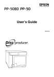 Epson PP-50 User`s guide
