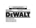 DeWalt DC310 Instruction manual