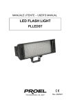 PROEL LIGHTING LED - User`s manual