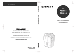 Sharp AR-810 Instruction manual