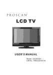 ProScan 32LB30QC Instruction manual