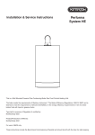 Baxi Potterton Performa 28 Technical data