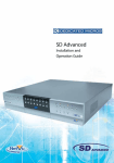 Dedicated Micros SD Advanced Operating instructions