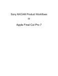 Apple Final Cut Express HD Specifications