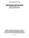 Baumatic HHC600 User manual