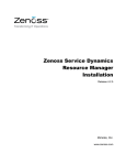 Zenoss Service Dynamics Resource Manager Installation