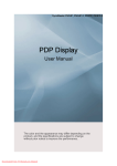 Samsung P63FP-2 User manual