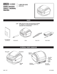 π H-2550 ZEBRA GK420D DIRECT THERMAL PRINTER