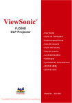 ViewSonic PJ556D User guide