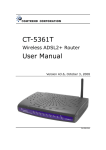 Comtrend Corporation CT-5361T User manual