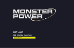 Monster PowerCenter HDP1400G Owner`s manual