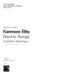 Sears Kenmore Elite 970 Use & care guide