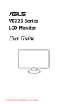 Asus VE225 Series User guide