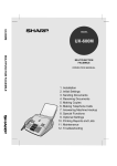 Sharp UX-600M Setup guide