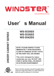 Windster WS-5542SS User`s manual