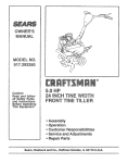 Craftsman 917.292350 Owner`s manual