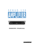 Samson Power Amplifiers Specifications