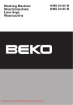 Beko WMD 25125 M Specifications