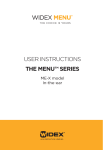 user instructions the menu™ series