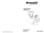 Euro-Pro EP90 Owner`s manual