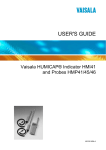 Vaisala HUMICAP HMP46 User`s guide