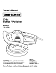 Craftsman 172.10722 Owner`s manual
