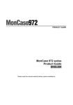 Moneual 972 Product guide