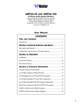 Wohler AMP2A-10S User manual