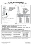 Uniden D1384-2 User`s guide