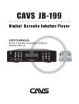 CAVS JB-99RT User`s manual
